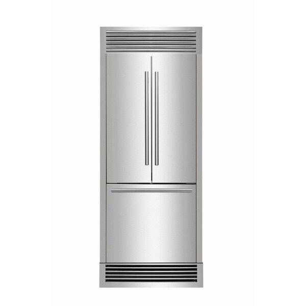 Forno No Frost French Door Refrigerator Stainless Steel w/Ice Maker FFFFD1974-35SG - main